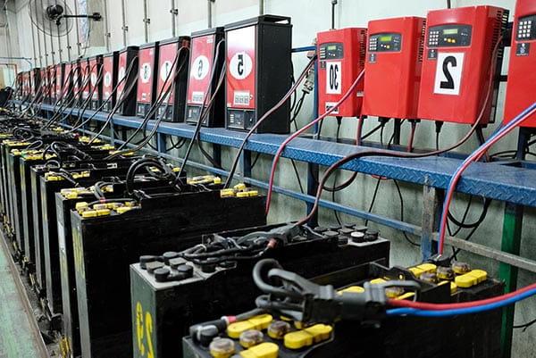 Forklift Battery Conventional Charging